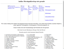 Tablet Screenshot of mikroskop-sammler.museum-optischer-instrumente.de